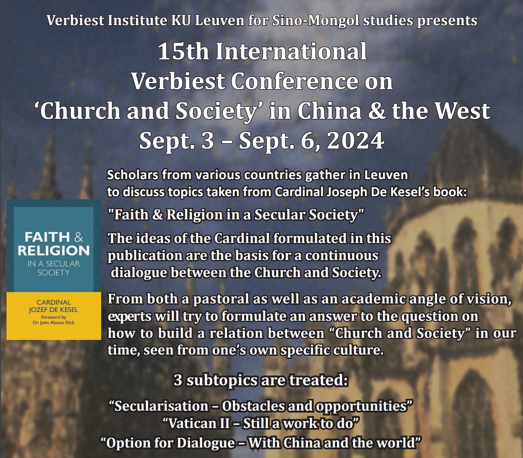 15th International Verbiest Conference